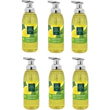 TeknoKapsül Çeşme Limonu Doğal Zeytinyağlı Köpük Sabun 6 x 500 ml