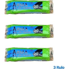 TeknoKapsül Orta Boy 55 x 60 Cm. - 30 Litre Torbası Poşeti - 20 Adetlik 3 Rulo