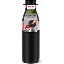 TeknoKapsül N3110910 Bluedrop Termos Şişe, 0,7 L, Siyah
