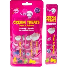 TeknoKapsül Supreme Cat Ton Balıklı & Somonlu Sıvı Ödül 4 x 14 gr