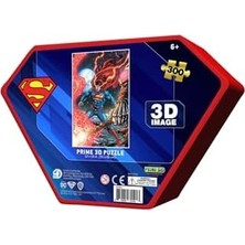 TeknoKapsül 3D - Superman - 300 Parça Puzzle - Metal Kutu