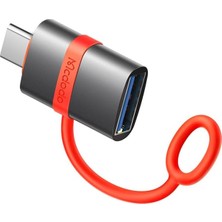 TeknoKapsül Mcdodo OT-3810 Usb-A 3.0 - Usb-C Adaptör Si̇yah Otg