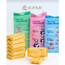 Empressco Elfnur 8 Adet 64 Yapraklı Mini Cep Boy Islak Mendil Çantaya Sığan Pratik Cep Boy Seyahat Boyu - Fiyatı, Yorumları
