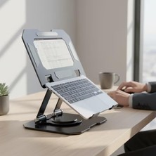 TeknoKapsül Tablet Standı 360 Derece Dönebilen Tablet Stand Katlanabilir Metal Tablet Tutucu Standı Tablet T
