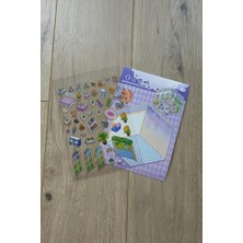TeknoKapsül Kolbi 8 Parça Sevimli 3D Izometrik Kafe Market Kütüphane Parti