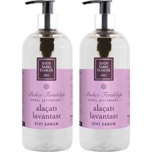 TeknoKapsül Alaçatı Lavantası Doğal Zeytinyağlı Sıvı Sabun 500 ml x 2