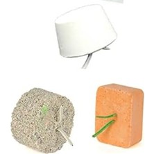 TeknoKapsül Kuşlar Için Gaga Taşı Seti (Mineral Blok + Blok + Beak Gaga Taşı)
