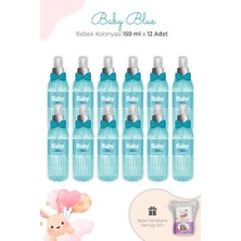 TeknoKapsül Baby Bebek Kolonyası 150 ml x 12 Adet Kare Bebek Pamuğu