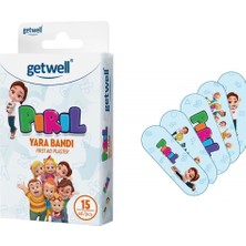 TeknoKapsül Getwell Lisans Yara Bandı Pırıl 19X56 mm 15'li