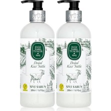 TeknoKapsül Doğal Zeytinyağli Sıvı Sabun Keçi Sütü (500 Ml) 2li Paket