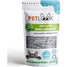 TeknoKapsül Petlook Kumu Koku Aktif Karbon Katkılı Kokusuz 300 gr (Kokusuz)