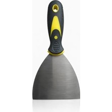 TeknoKapsül Spatula, Çelik Bıçaklı Macun Kazıyıcı, Ergonomik Saplı, 100 mm