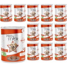 TeknoKapsül Prostar Yetişkin Tavuklu Pate 400 gr x 12 Adet