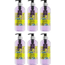 TeknoKapsül Alaçatı Lavantası Doğal Zeytinyağlı Sıvı Sabun 500 ml x 6 Adet