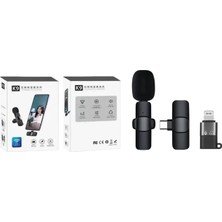 TeknoKapsül PL-2702 K9 Type-C Girişli Bluetooth Bağlantılı Yaka Mikrofonu