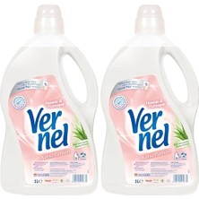 TeknoKapsül Vernel Hassas & Yumuşak Kalıcı Parfüm 30 Yıkama Çamaşır Yumuşatıcısı (1 x 3000 Ml) 2li Paket