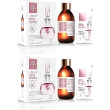 TeknoKapsül Mistik Gül Suyu Cam Şişe 200 ml x 2