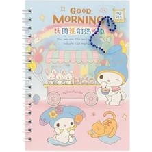 TeknoKapsül Kuromi̇li̇ Kitabı, Karakter Temalı, Spiral Ciltli, Good Morning Serisi, Çok Renkli, 1 Adet
