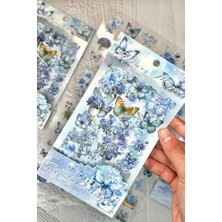 TeknoKapsül Kolbi 4 Sayfa 66 Adet Şeffaf Çiçek Bullet Journal Laptop Ajanda Planlayıcı