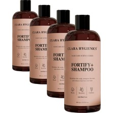 TeknoKapsül Fortify+ Shampoo 400 ml Biotin Series Şampuan (4 Paketi)