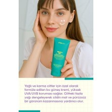 TeknoKapsül She Vec 's Up? - Spf 50+ Yağlı Karma Ciltler Için Matlaştırıcı Etkili Güneş Kremi