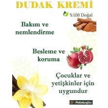 TeknoKapsül (2 Adet) Dudak Kremi Propolis Bal Tarçın Sarı Kantaron Vanilya Shea Hindistan Cevizi Nar Çekirdeği