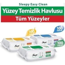 TeknoKapsül 3'lü Beyaz Sabun & Çamaşır Suyu & Arap Sabunu Katkılı Yüzey Temizlik Havlusu