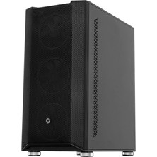 TeknoKapsül FC-9405G 650W 80+ 4X120MM Double Slim Ring Rgb Fan Temperli Cam Mesh USB 3.0 Atx Mid-Tower (