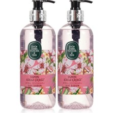 TeknoKapsül Doğal Zeytinyağli Sıvı Sabun Kiraz Çiçeği (500 Ml) 2li Paket