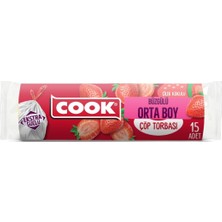 TeknoKapsül Büzgülü Kokulu Orta Boy Torbası (Çilek)