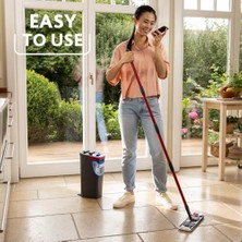 TeknoKapsül H2PRO%100 Kirli Temiz Suyu Ayıran Temizlik Seti & Mikrofiber Mop