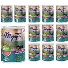 TeknoKapsül Mystic Yavru Biftekli Pate 400 gr x 12 Adet