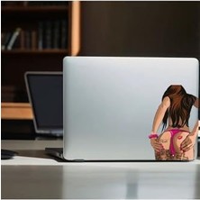 TeknoKapsül Kız Laptop,araba, Motor Sticker