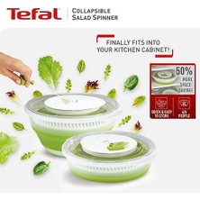 TeknoKapsül Katlanabilir Salata Kurutucu Yeşil - Beyaz