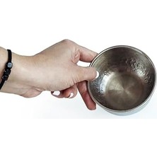 TeknoKapsül Bakır Tas Nikel Kaplama 10CM