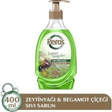 TeknoKapsül Peros Doğanın Hediyeleri Zeytinyağlı & Bergamot Çiçeği Sıvı Sabun 400 G