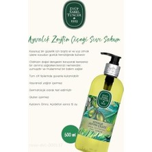TeknoKapsül 3 Adet Ayvalık Zeytin Çiçeği Sıvı Sabun 500 ml Rosie Pamuk