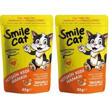 TeknoKapsül Smile Cat Pouch 85 gr Tavuklu (2 Paketi)