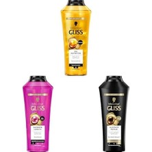 TeknoKapsül Gliss Şampuan Çeşitleri (3X400ML)