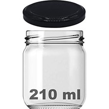 TeknoKapsül 10-1000 ml Farklı Boyutlarda Kavanoz (10-1000 Arası) cc Konserve Metal Kapaklı Cam Kavanoz 6 Adet (