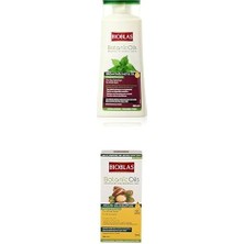 TeknoKapsül Bioblas Botanic Oils Isırgan Şampuanı 360 ml + Argan Şampuan 150 ml