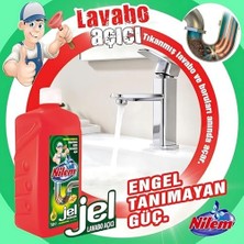TeknoKapsül Nilem Lavabo Açıcı Jel 1 L