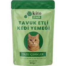 TeknoKapsül Kito Fresh Tavuk Etli Yemeği 80 G