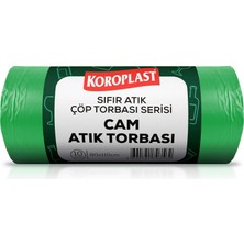 TeknoKapsül Cam Atıklar Torbası 10’lu 80×110 Cm, Atıklara Dayanıklı, Çift Katlı, Geri Dönüştürülebil