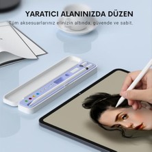 TeknoKapsül Dokunmatik Kalem Saklama Kutusu | Kalem Uç Organizer Kılıf | Sert Kasa + Yumuşak Silikon Iç | Su
