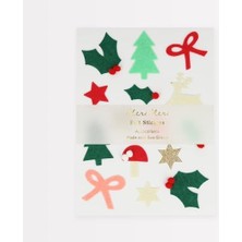 TeknoKapsül - Felt Christmas Stickers - Yeni Yıl Motifli Çıkartmalar (4'lü)