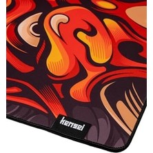 TeknoKapsül 50X50 cm 4 mm Hybrid Mouse Pad Xl (Red Oni)