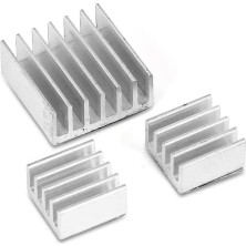 TeknoKapsül Alüminyum Soğutucu Set (Heat Sink) A4988 DRV8825 Raspberry 3 Adet
