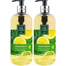 TeknoKapsül Doğal Zeytinyağlı Sıvı Sabun Çeşme Limonu 500 ml x 2 Adet