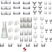 TeknoKapsül 67 Parça Bardak, Sunumluk, Kokteyl, Çerezlik, Kadeh Kahve Yanı Full Çeyiz Seti TYB2YS44P8F6OGF92